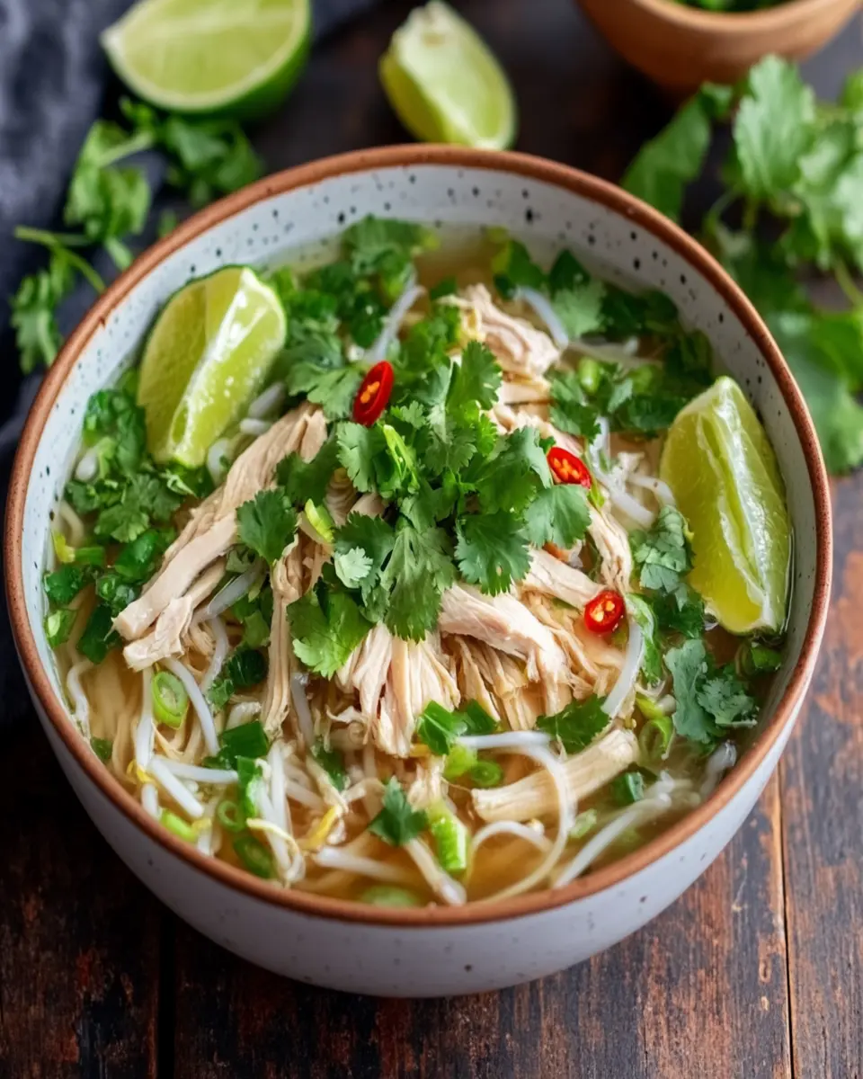 Almost instant chicken pho First Image First Image