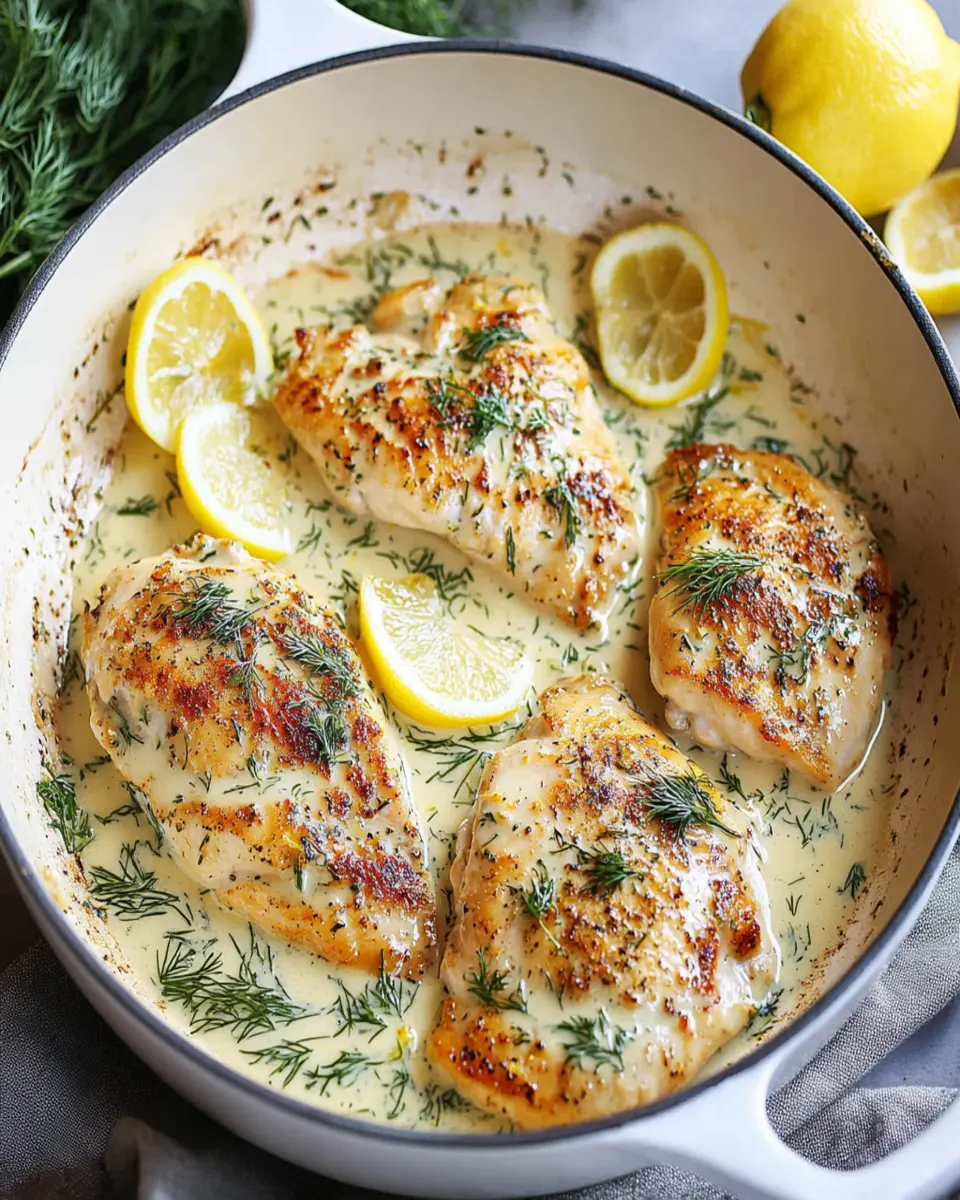 Creamy Lemon Chicken First Image First Image