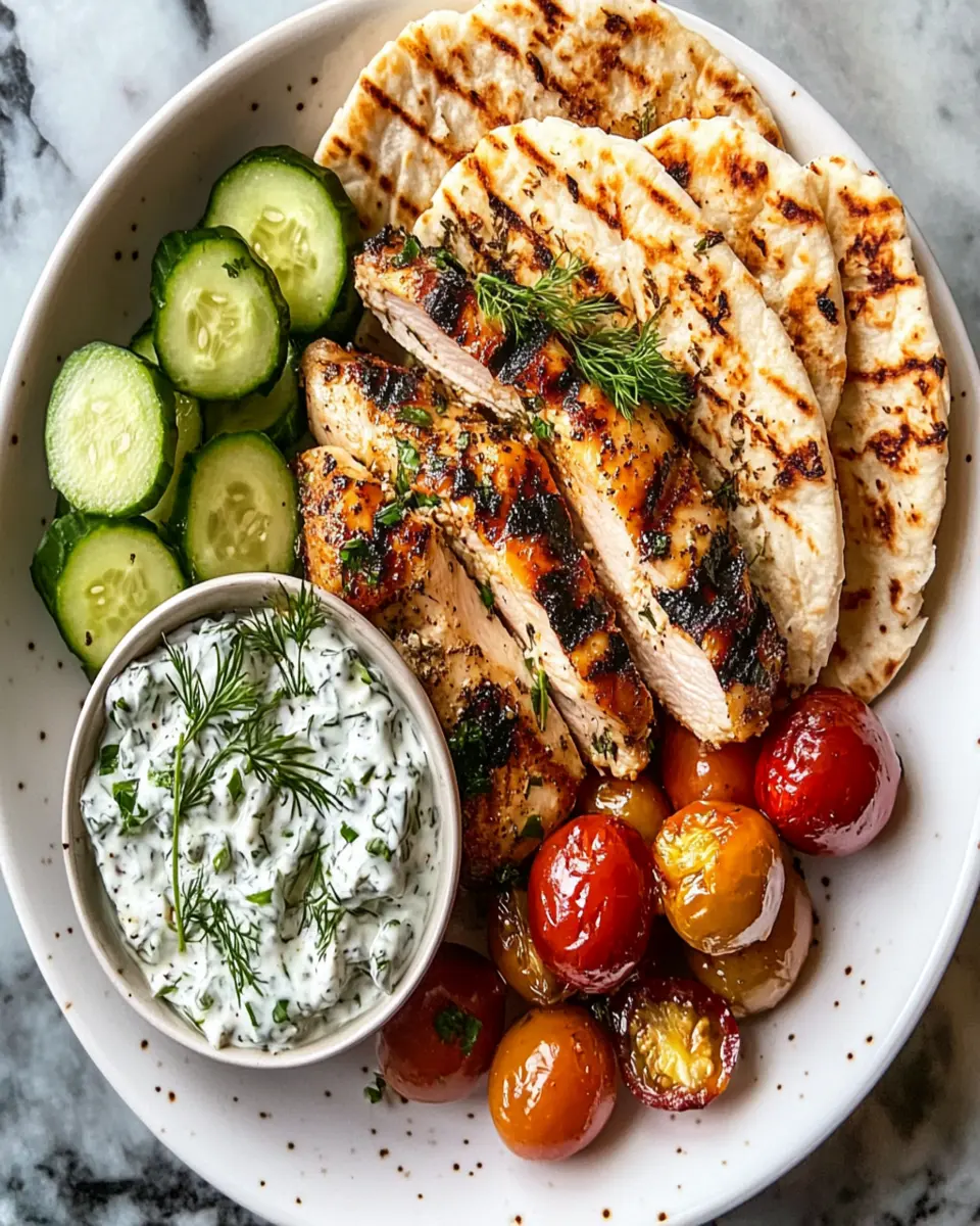 Greek-Style Chicken Tzatziki First Image First Image