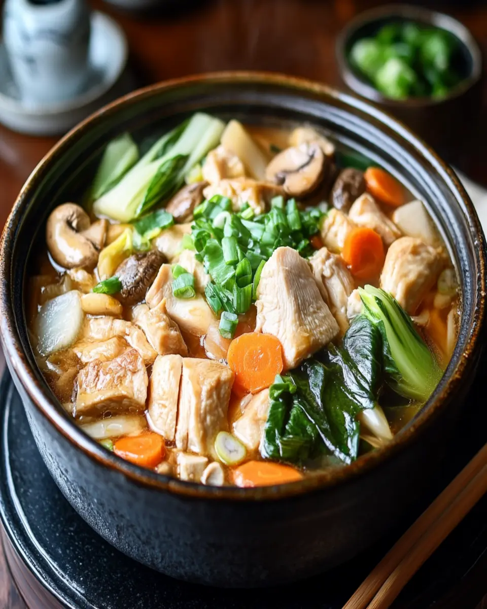 Chicken nabe First Image First Image