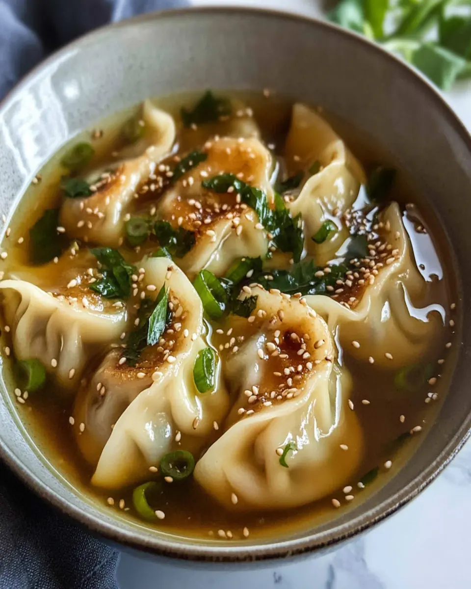 15 Minute Miso Dumpling Soup First Image First Image