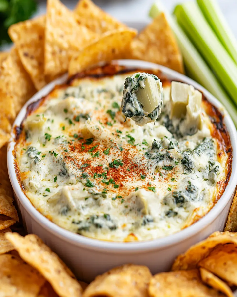 Creamy Spinach and Artichoke Dip First Image First Image