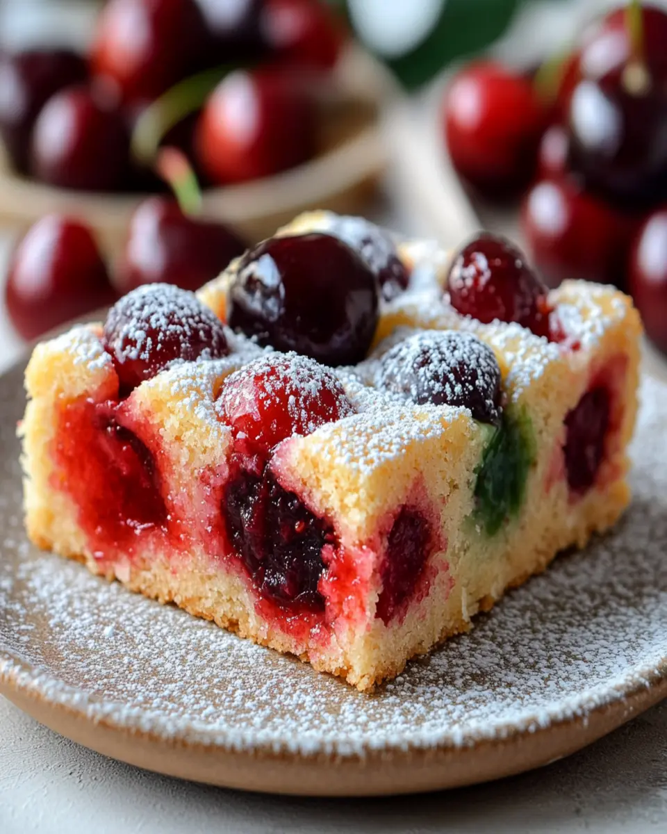 3 Ingredient Cherry Squares First Image First Image