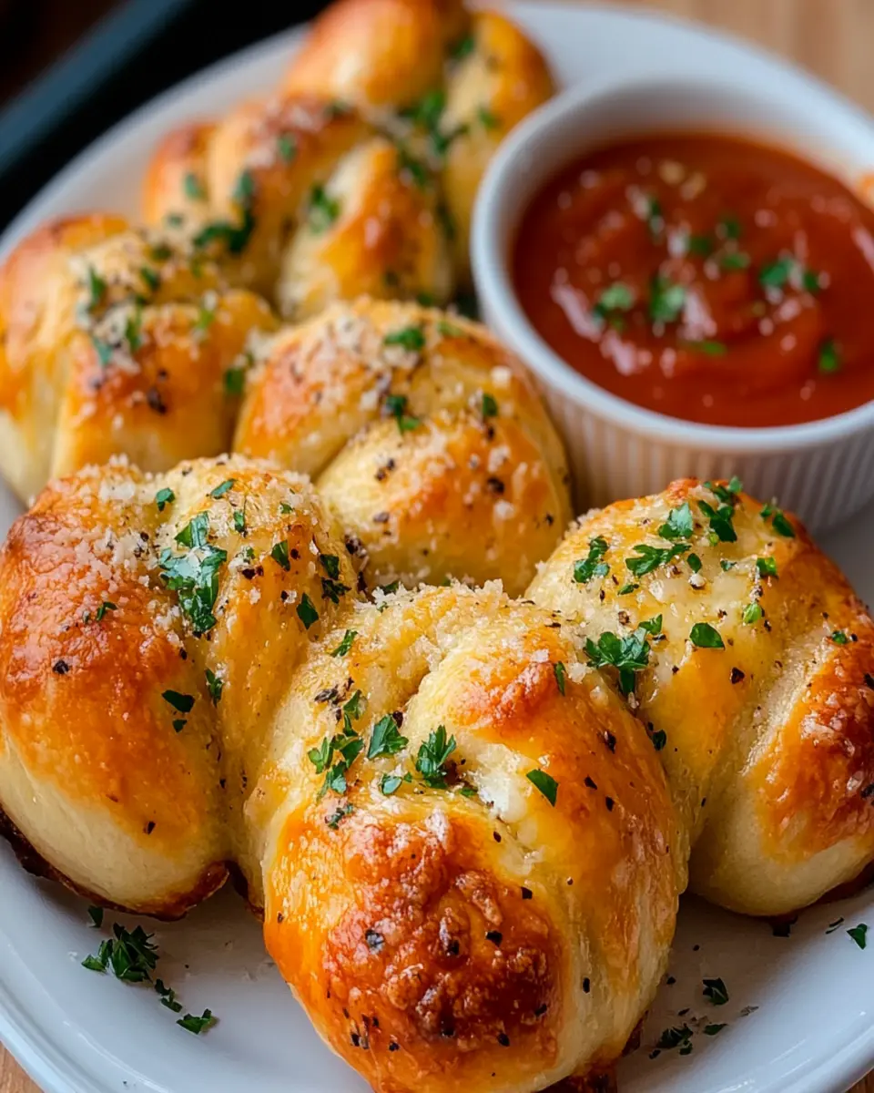 Cheesy Garlic Knots First Image First Image