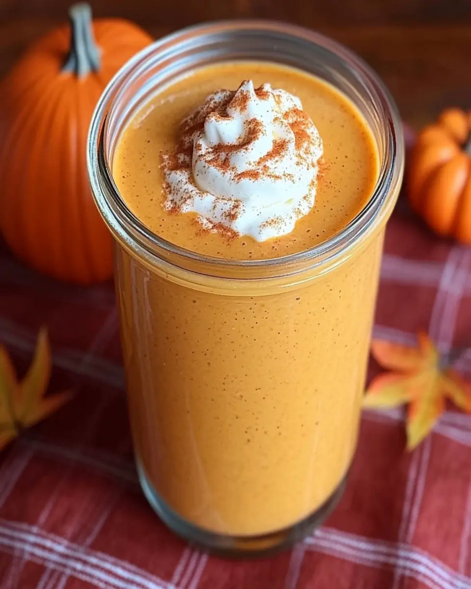 Creamy Pumpkin Spice Smoothie First Image First Image
