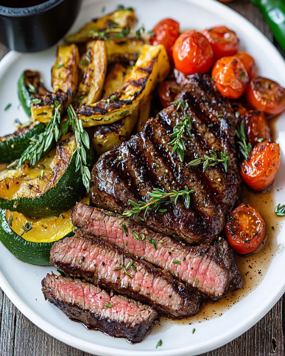 Baked Garlic Balsamic Steak First Image First Image