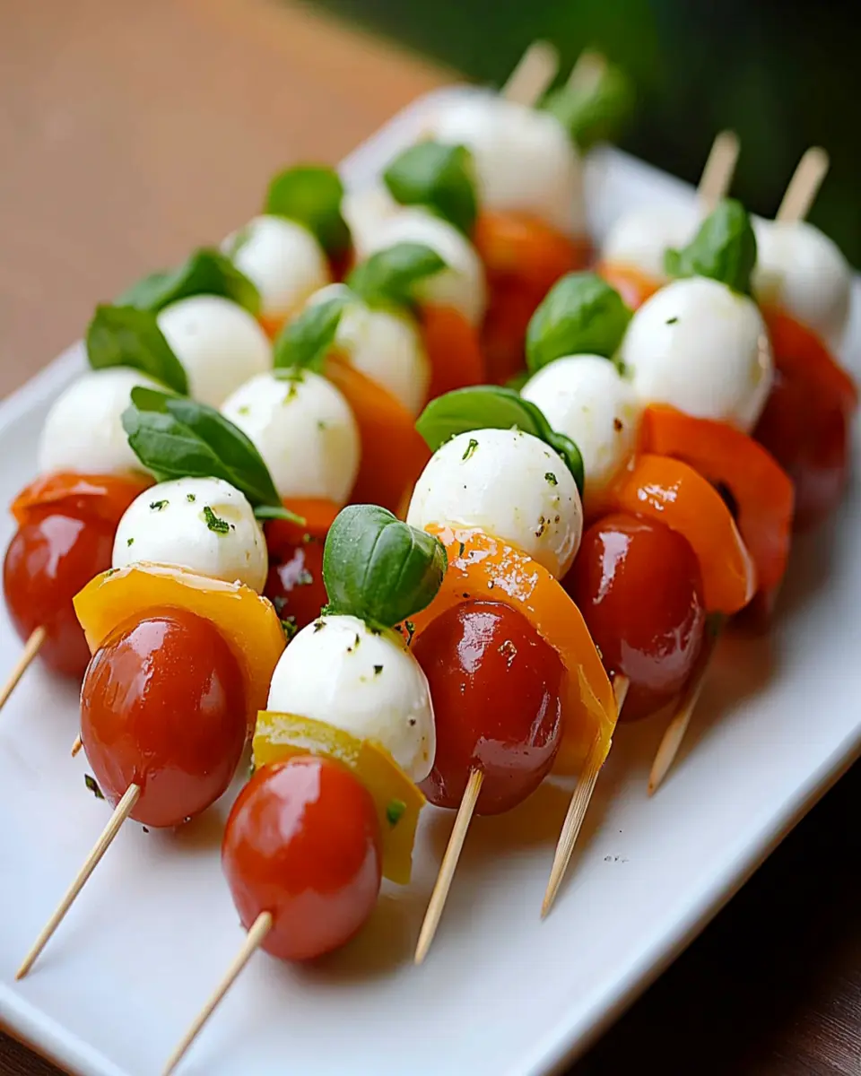 Bocconcini Cheese Antipasto Skewers First Image First Image