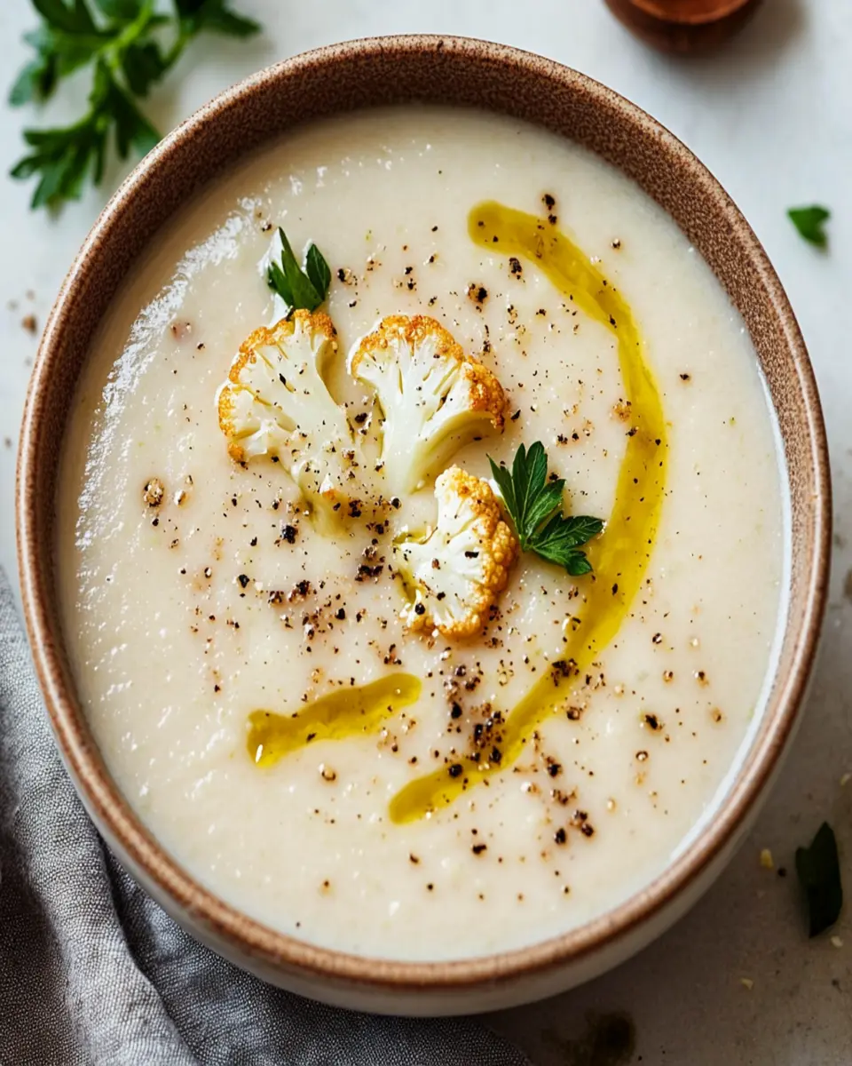 Three-ingredient cauliflower soup First Image First Image