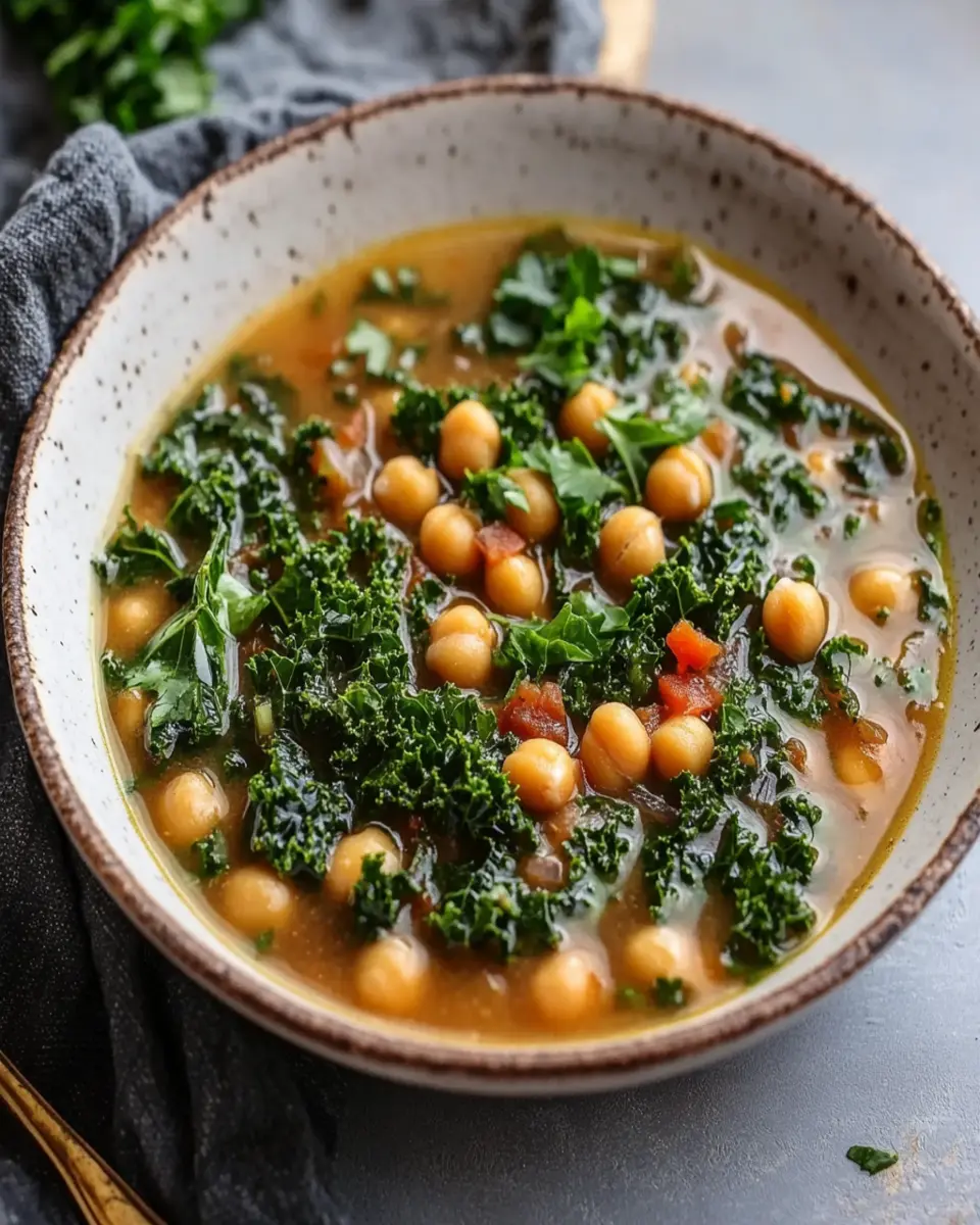 Cozy Chickpea and Kale Soup First Image First Image