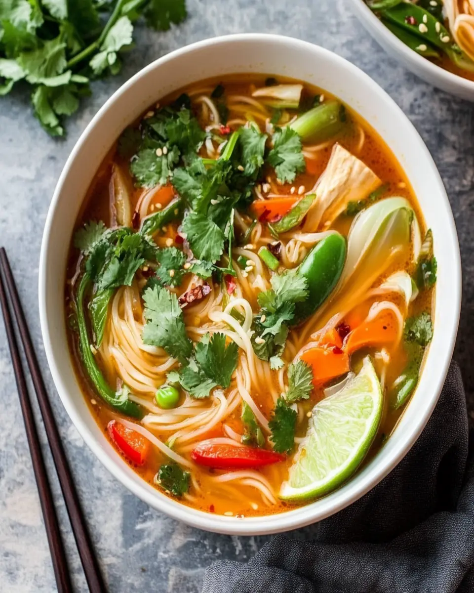 Spicy Thai Noodle Soup First Image First Image