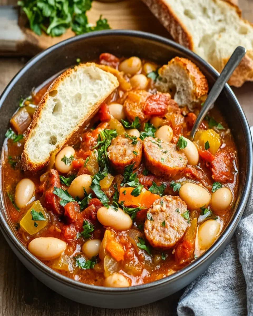 Italian Sausage and White Bean Stew First Image First Image