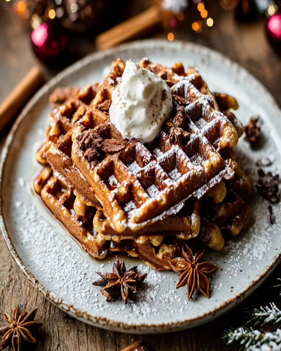 Gingerbread Buttermilk Waffles First Image First Image