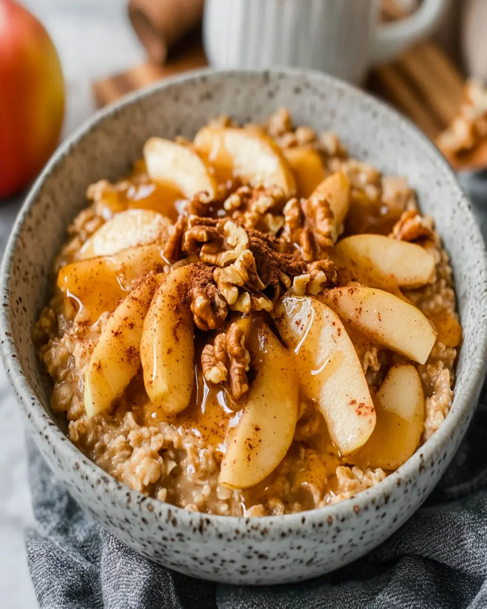 Spiced Apple Oatmeal First Image First Image