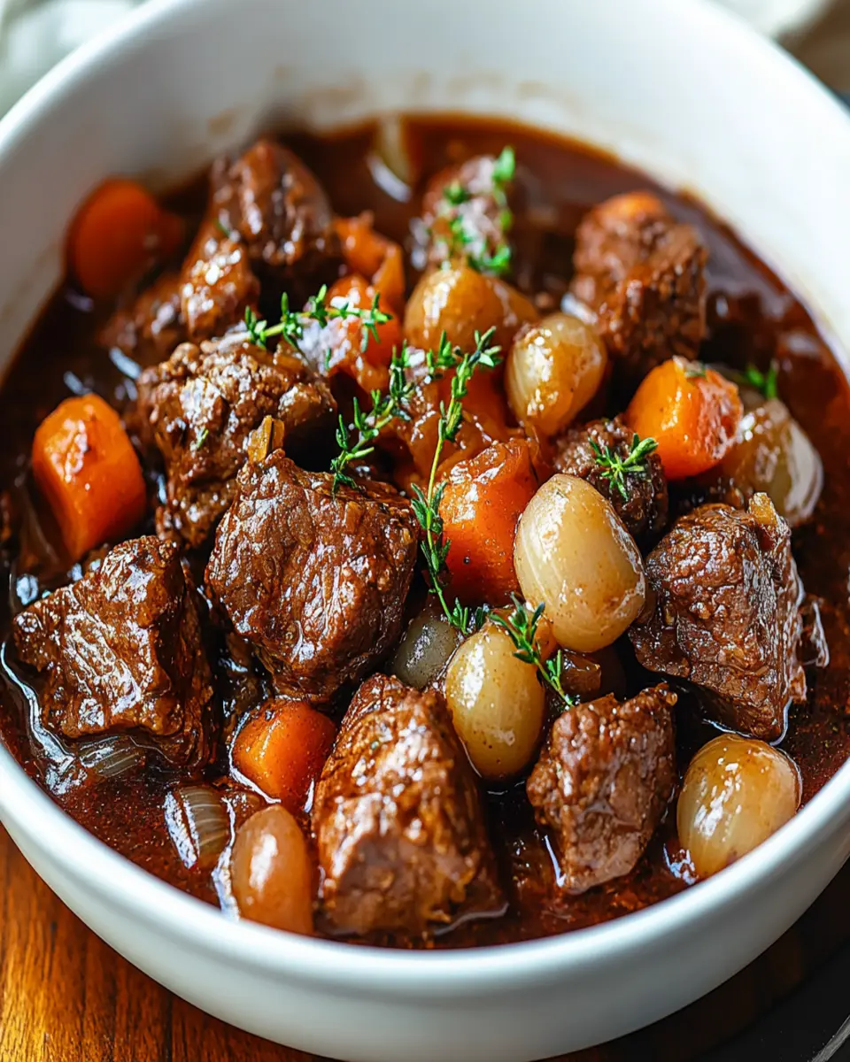 Beef Bourguignon First Image First Image