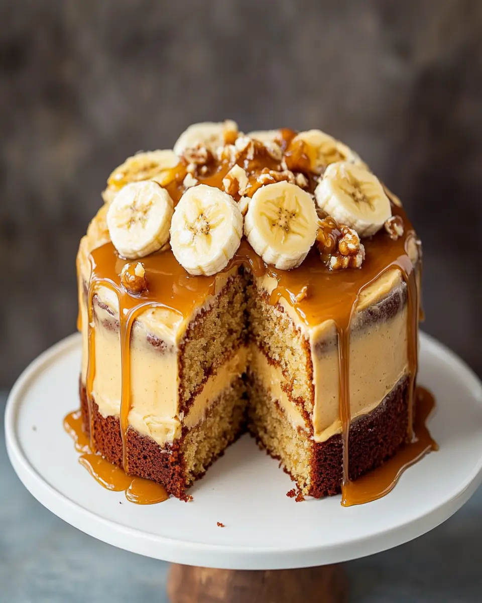 Caramel Banana Cake First Image First Image