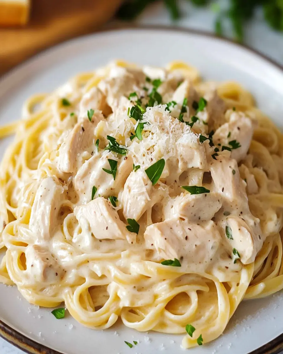 Easy Slow Cooker Angel Chicken Pasta First Image First Image