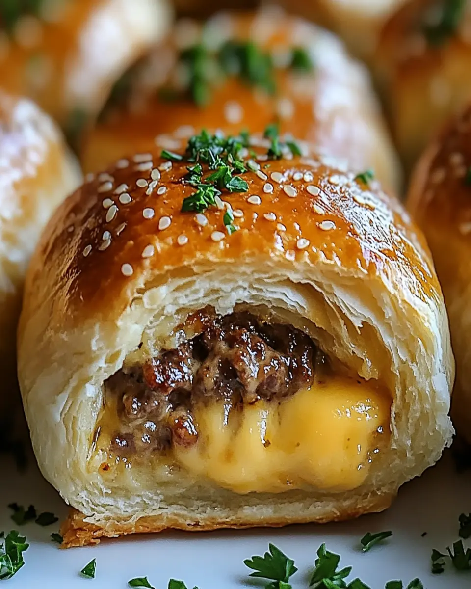Irresistible Garlic Parmesan Cheeseburger Bombs First Image First Image