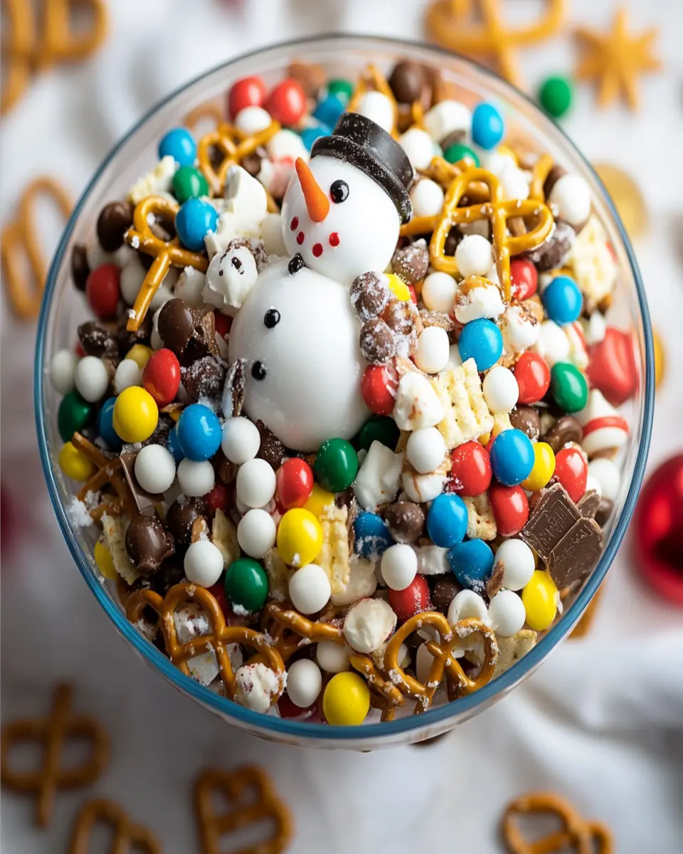 Snowman Snack Mix First Image First Image