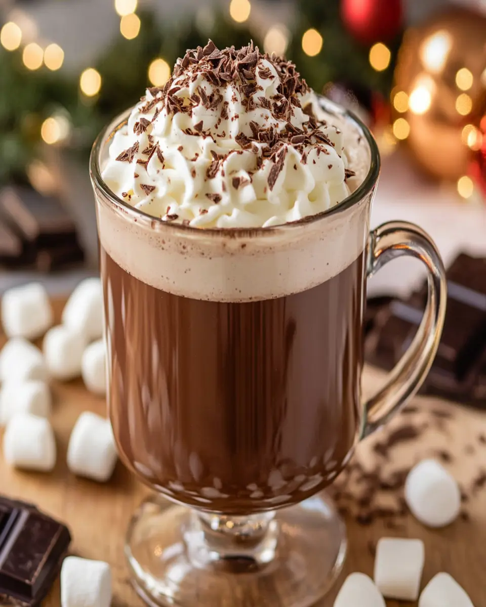 Healthier Crock Pot Hot Chocolate First Image First Image