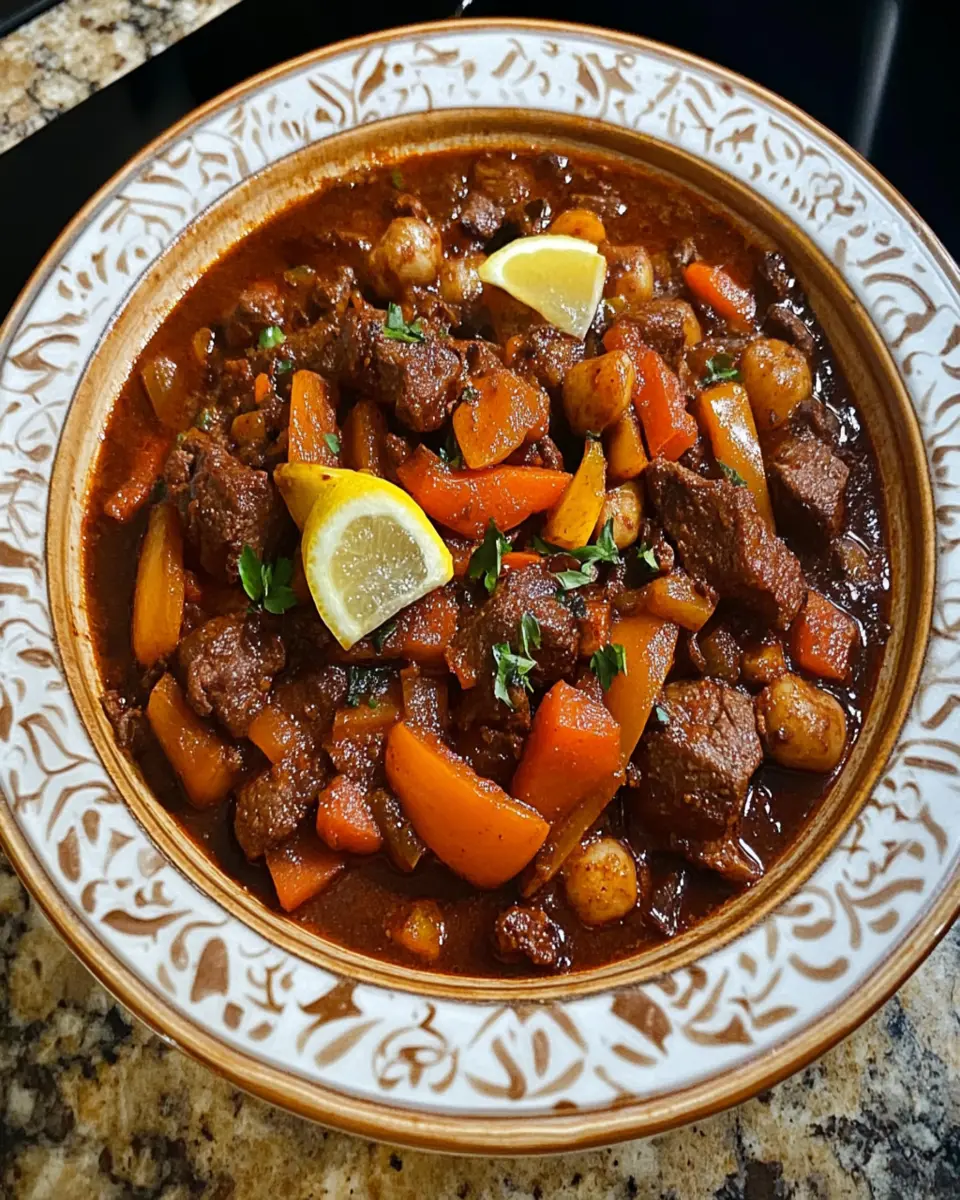 Moroccan-Spiced Beef Tagine First Image First Image