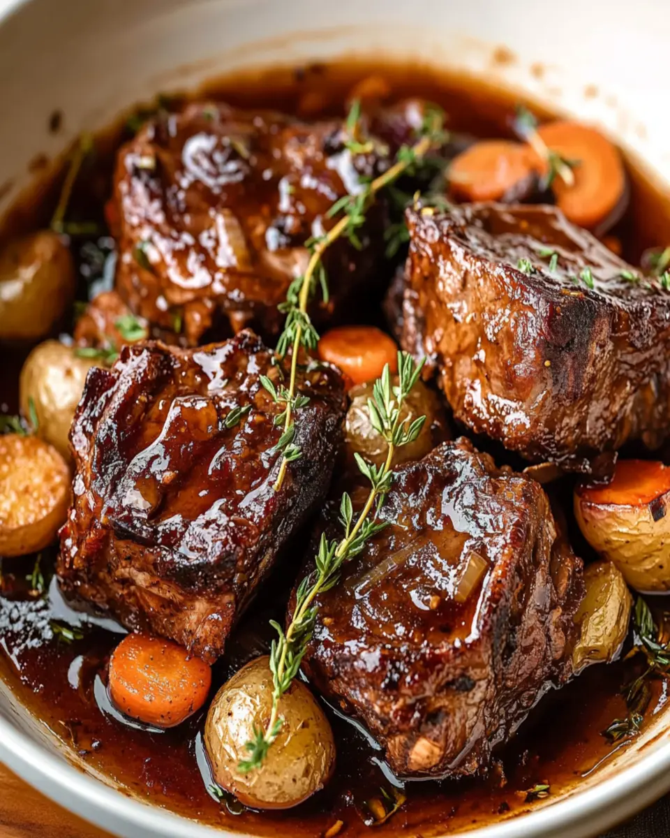 Savory Braised Short Ribs First Image First Image