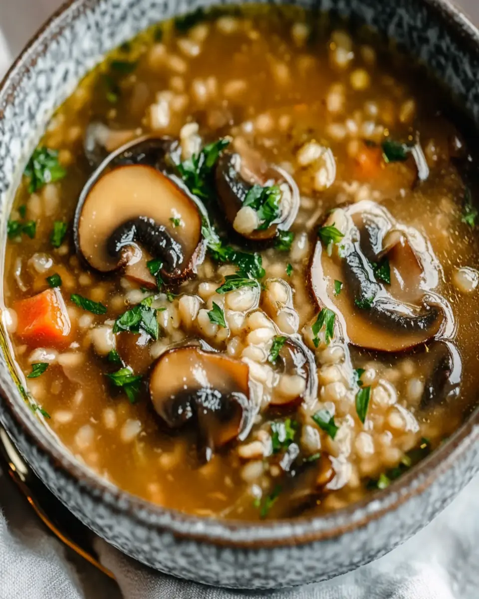 Mushroom Barley Soup First Image First Image