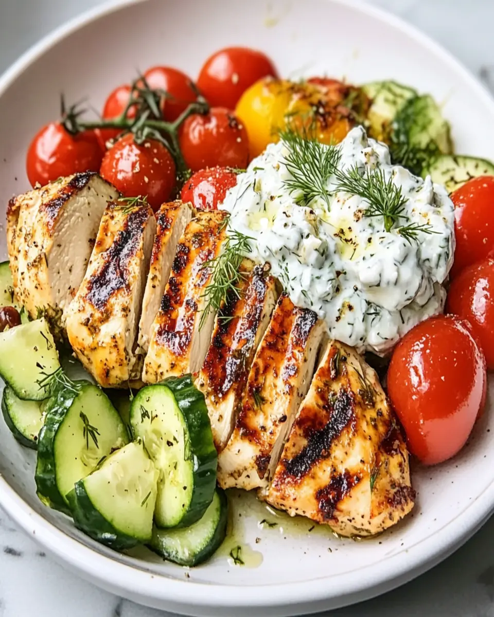 Greek-Style Chicken Tzatziki First Image First Image