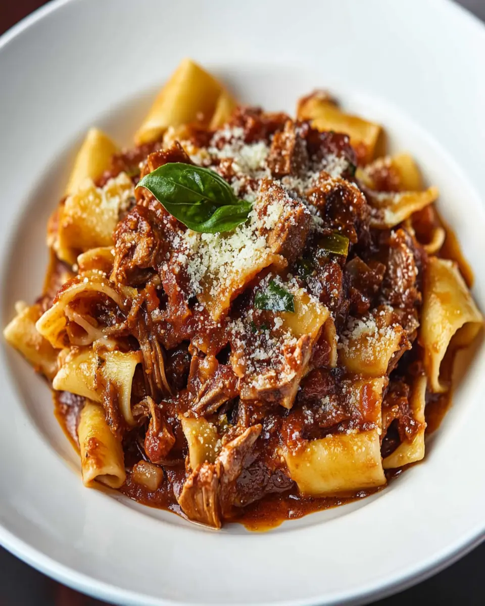The Best Slow-Braised Lamb Ragu Recipe First Image First Image
