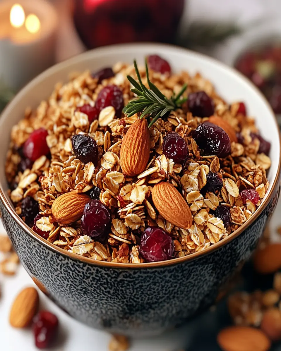 Spiced Christmas Granola Mix First Image First Image