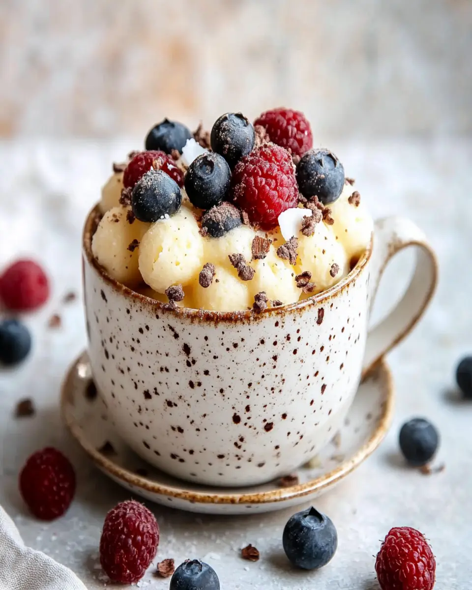 Healthy dessert mug cake First Image First Image