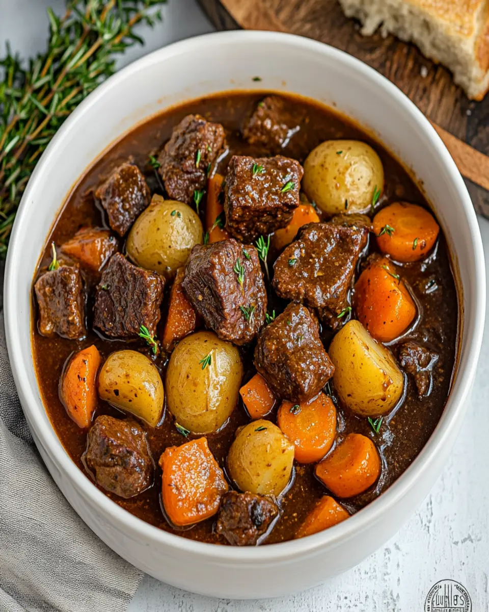 Dutch Oven Or Slow Cooker Guinness Beef Stew First Image First Image