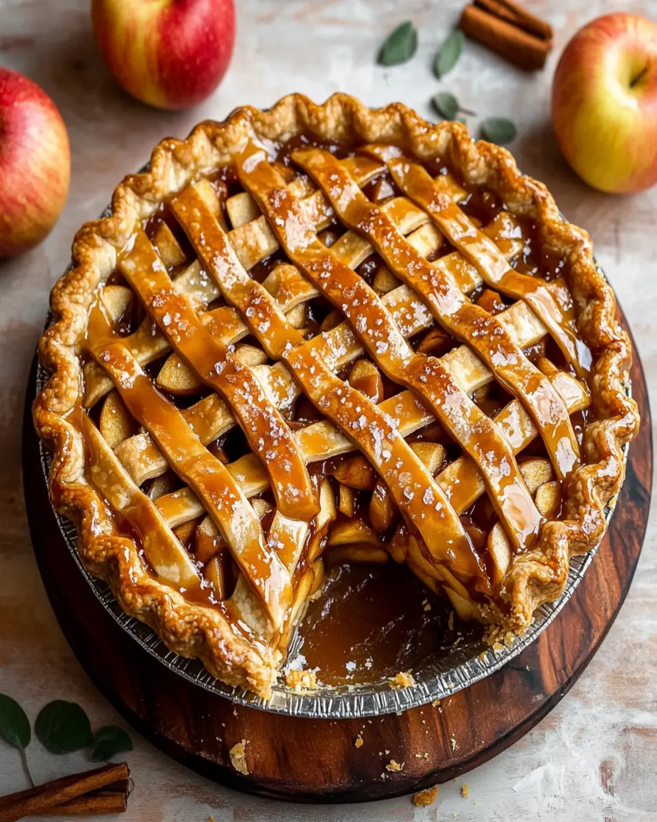 Salted Caramel Apple Pie First Image First Image
