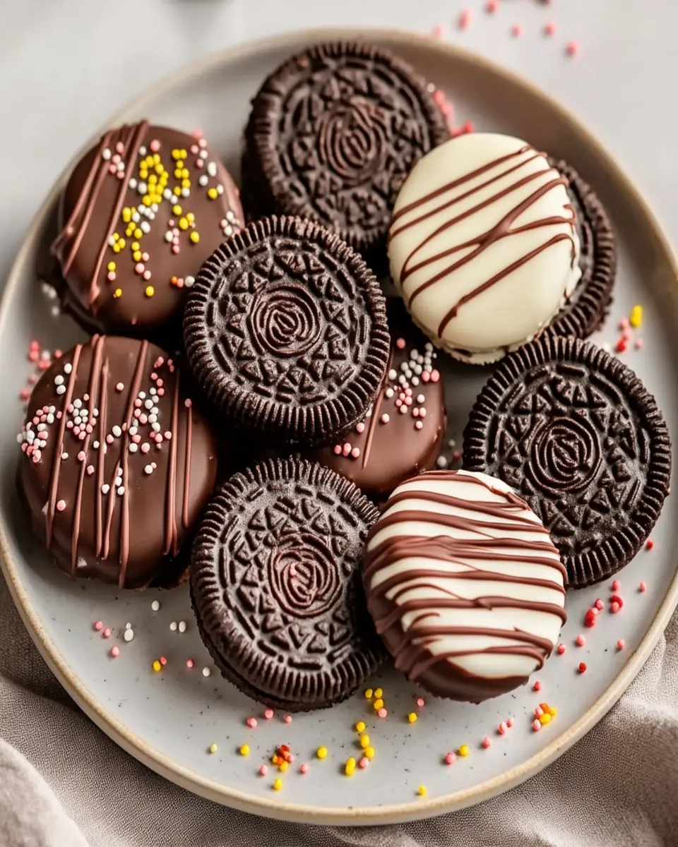 Chocolate Covered Oreos First Image First Image