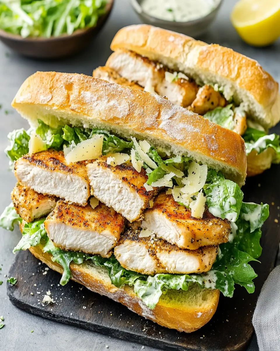 Chicken Caesar Sandwich First Image First Image