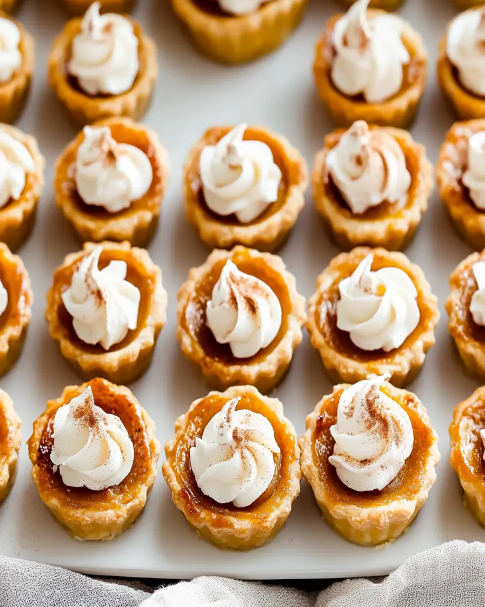 Mini Pumpkin Pies First Image First Image