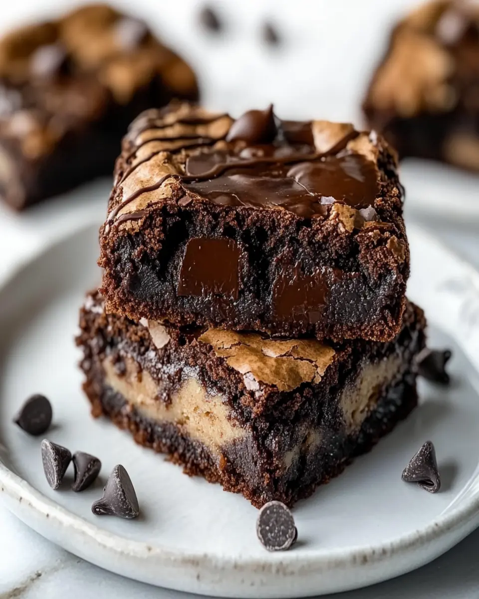 Fudgy Chewy Brookies First Image First Image