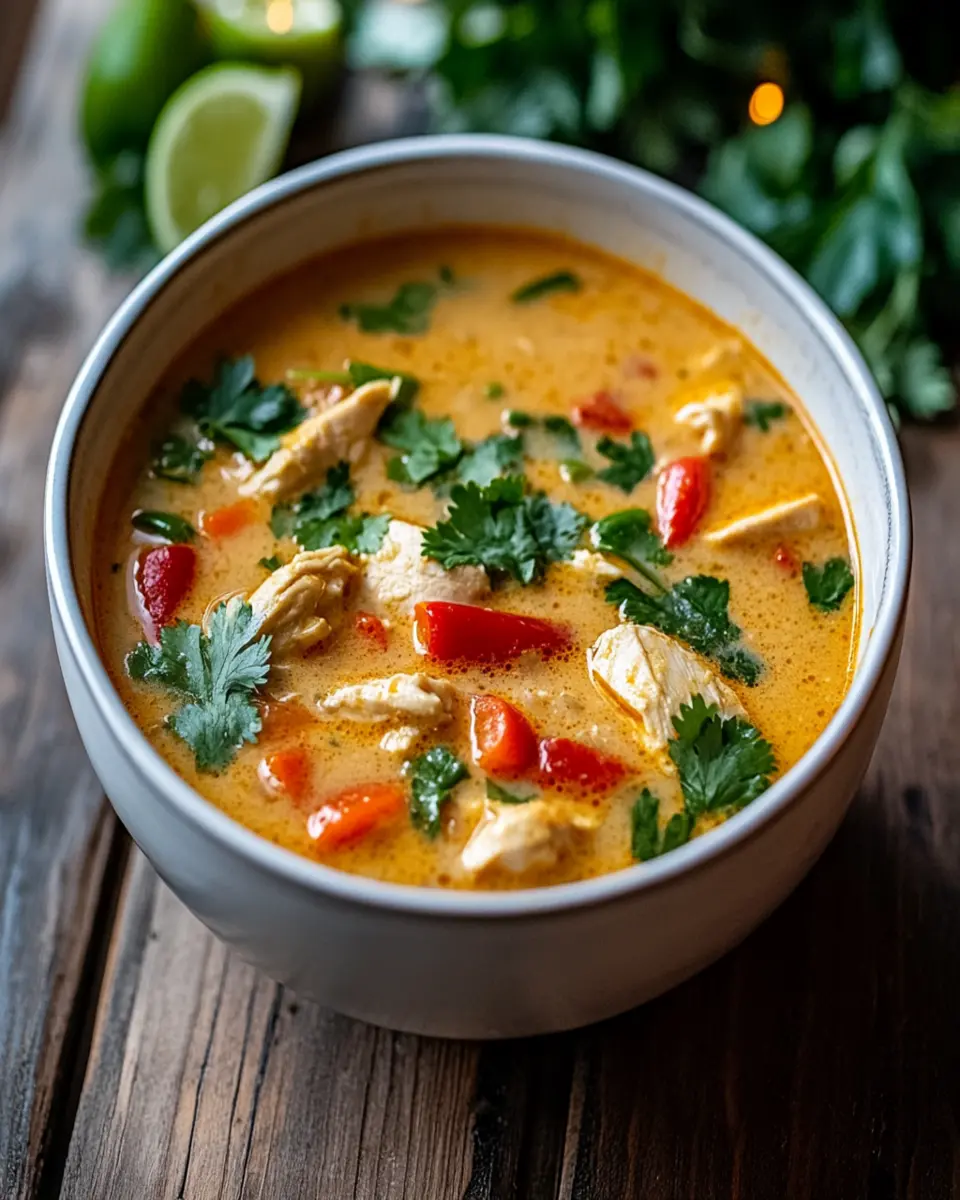 Thai Curry Chicken Soup First Image First Image
