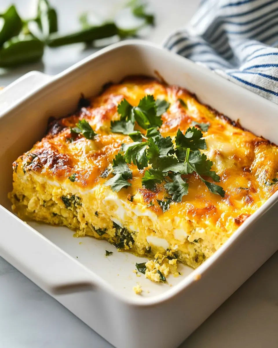 Green Chili Egg Casserole First Image First Image