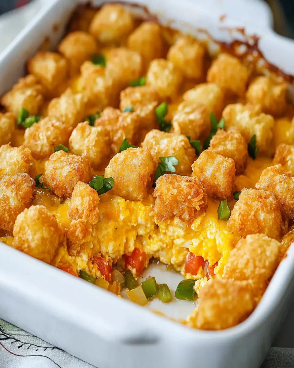 Tater Tot Breakfast Casserole First Image First Image