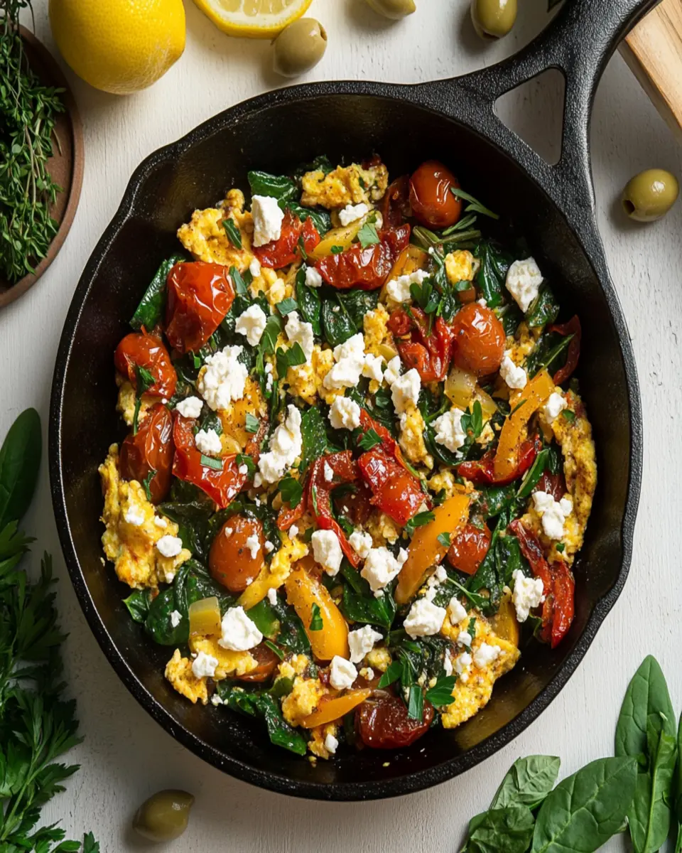 Savory Mediterranean Scramble First Image First Image