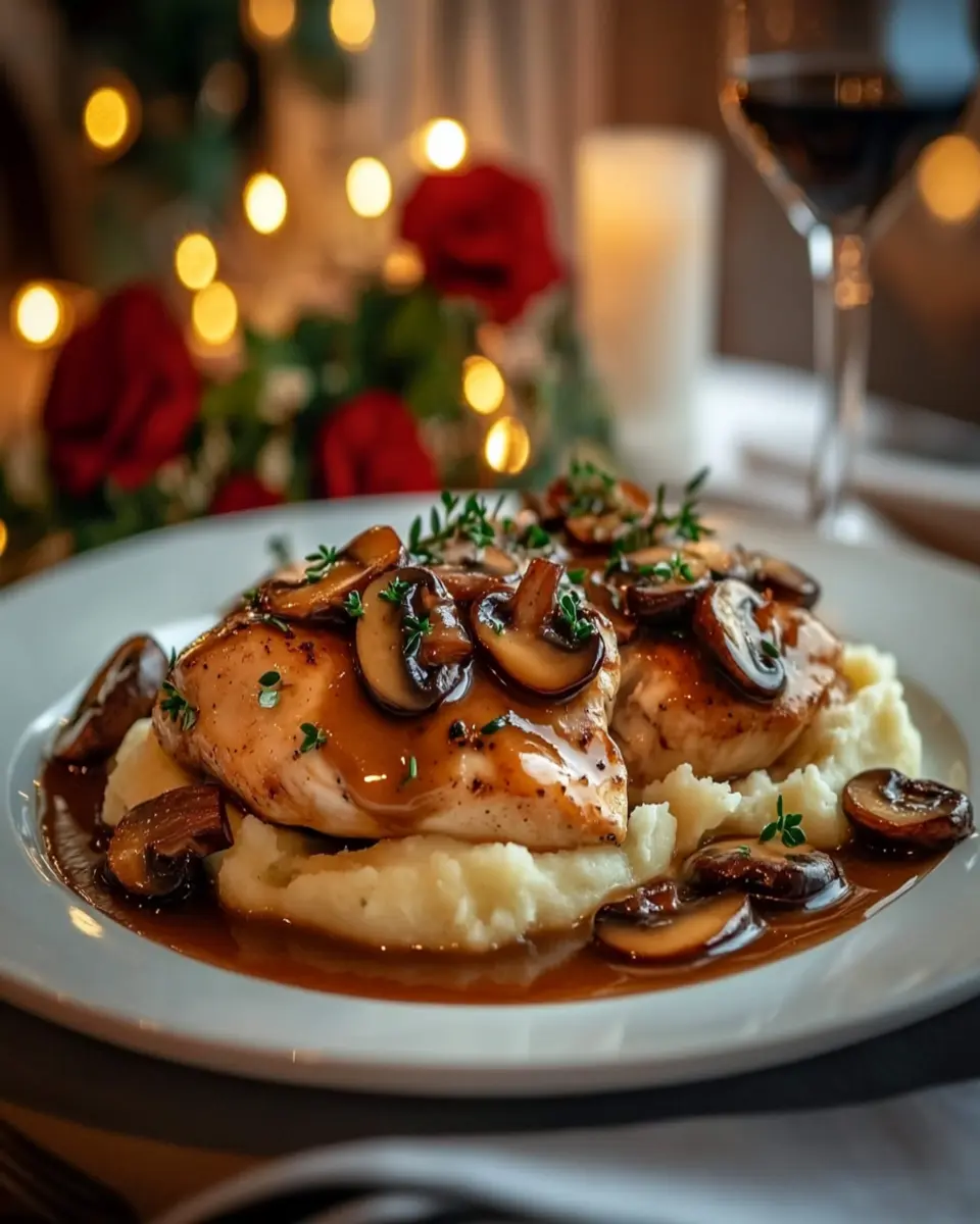 Romantic Chicken Marsala with Wine-Infused Sauce First Image First Image