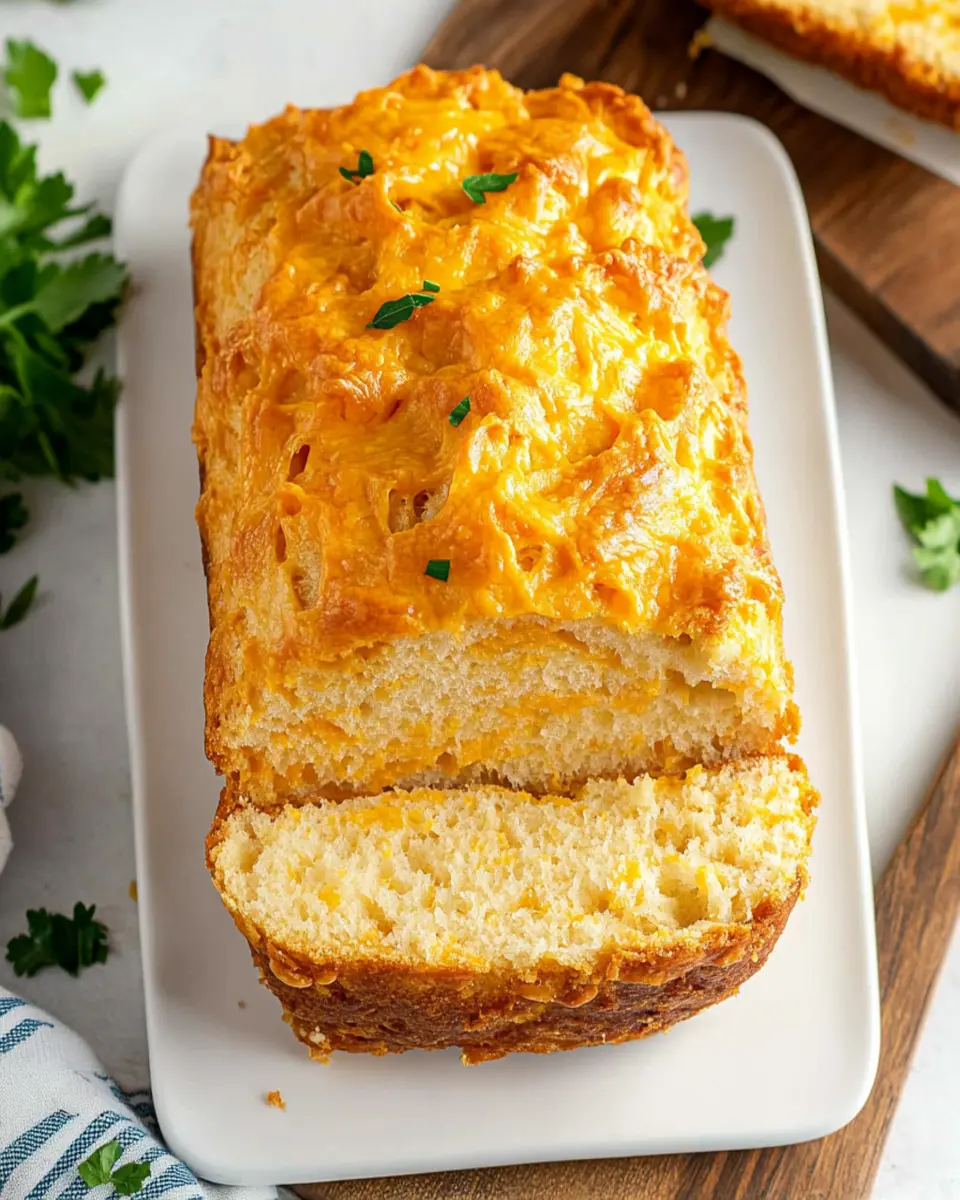 Cheddar Beer Bread Recipe First Image First Image