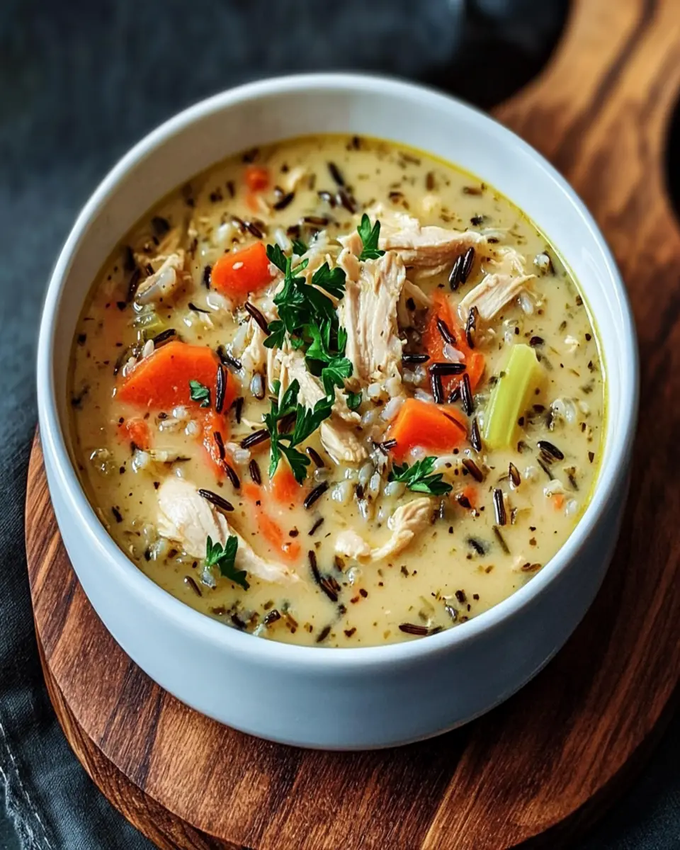 Chicken and Wild Rice Soup for a Special Occasion First Image First Image