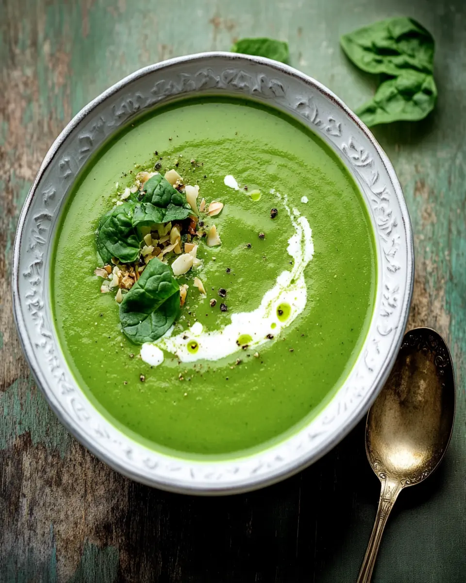 Spinach Coconut Milk Soup First Image First Image