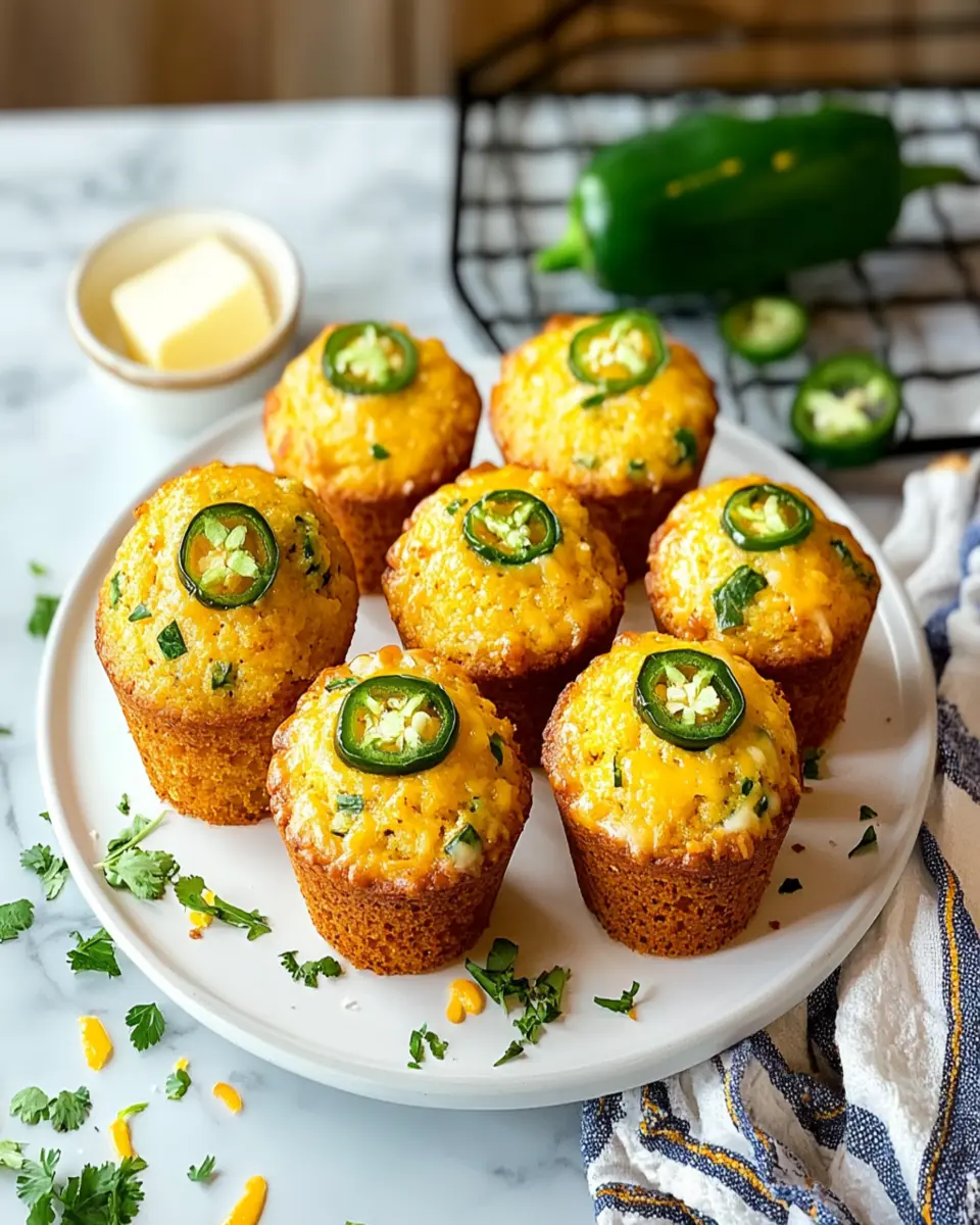 Cornbread Muffins With Jalapeño And Cheddar First Image First Image
