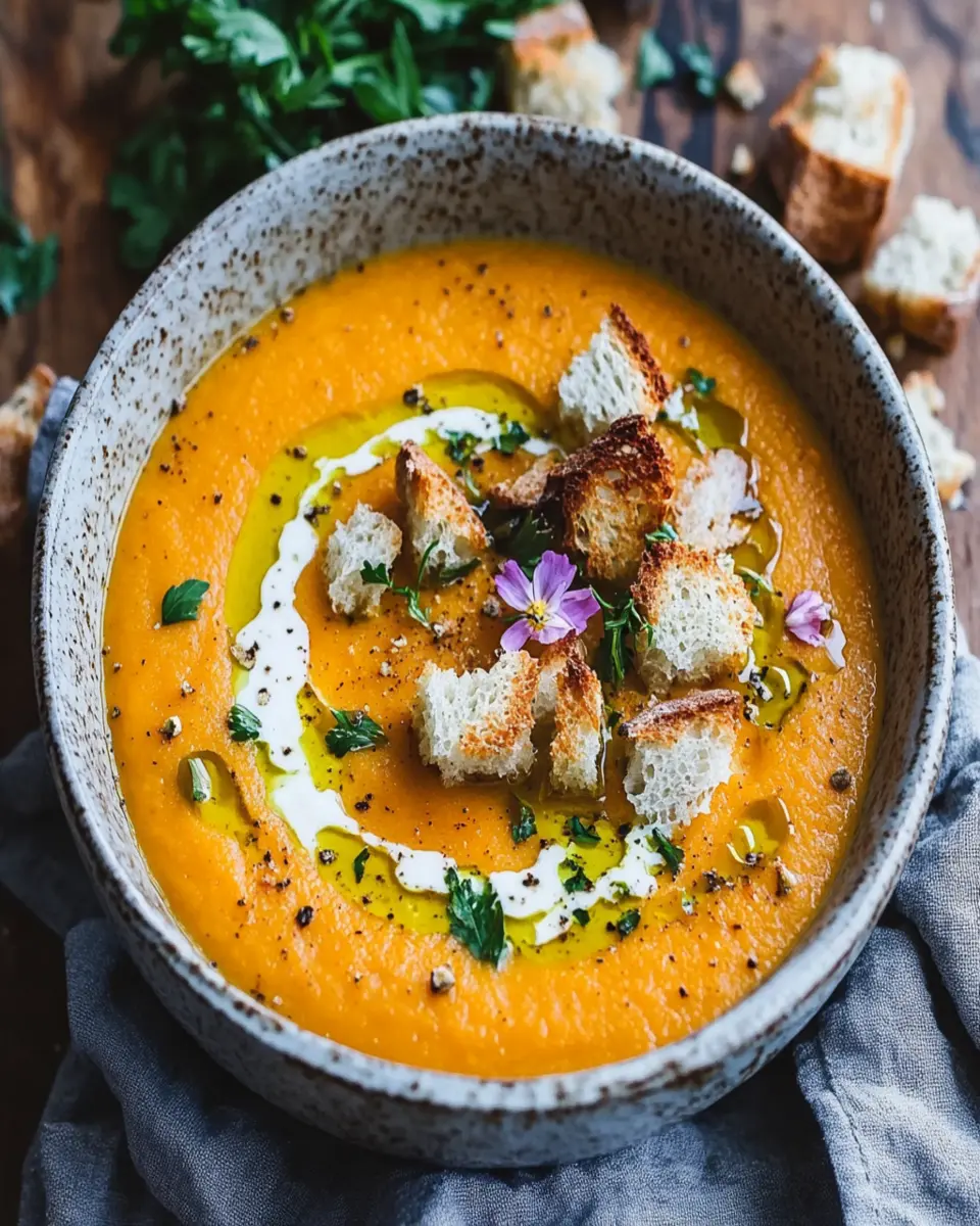 Roasted Carrot Soup First Image First Image