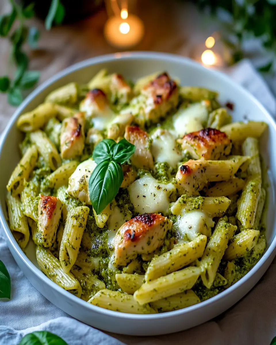 Chicken Pesto Pasta Bake First Image First Image