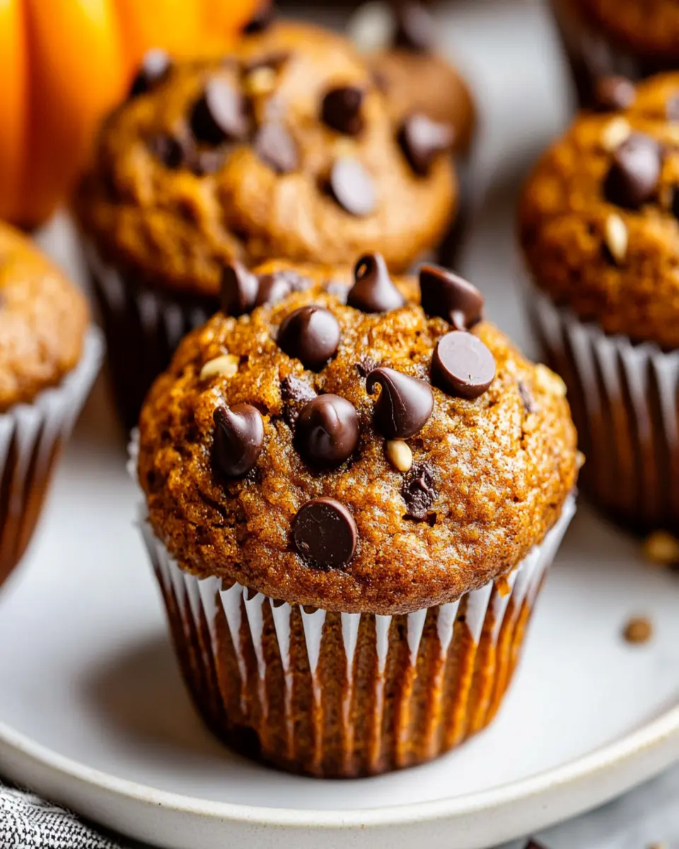 Best Pumpkin Chocolate Chip Muffins First Image First Image