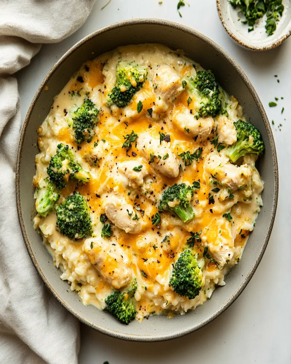 Cheesy Broccoli Chicken Rice Skillet First Image First Image