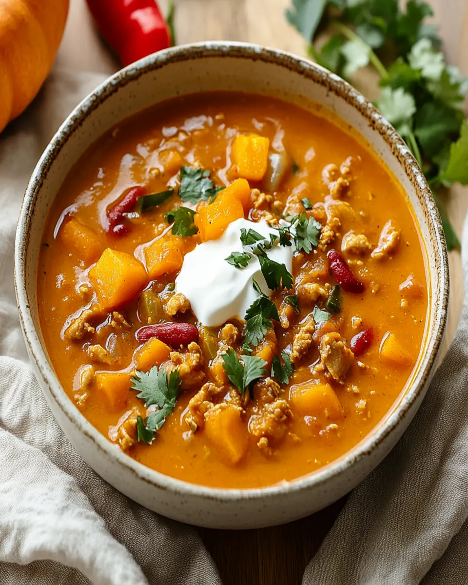 Turkey Pumpkin Chili First Image First Image